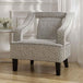 Chenille Fabric Accent Chair - Sofia
