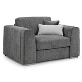 Chenille Fabric Armchair - Naples