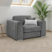 Chenille Fabric Armchair - Naples
