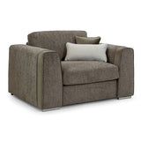 Chenille Fabric Armchair - Naples