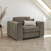 Chenille Fabric Armchair - Naples