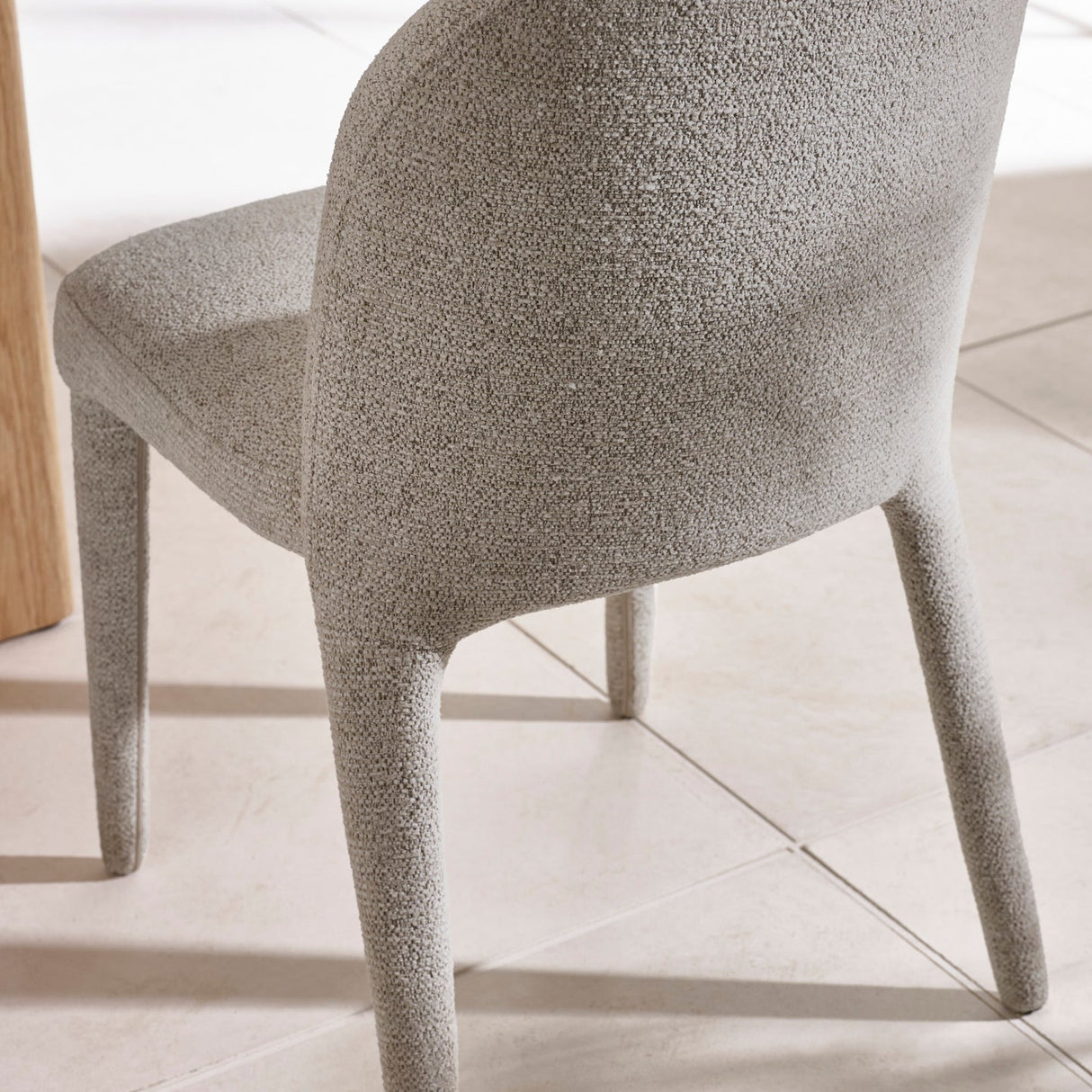 Chenille Fabric Dining Chairs in Set Of 2 - Holly