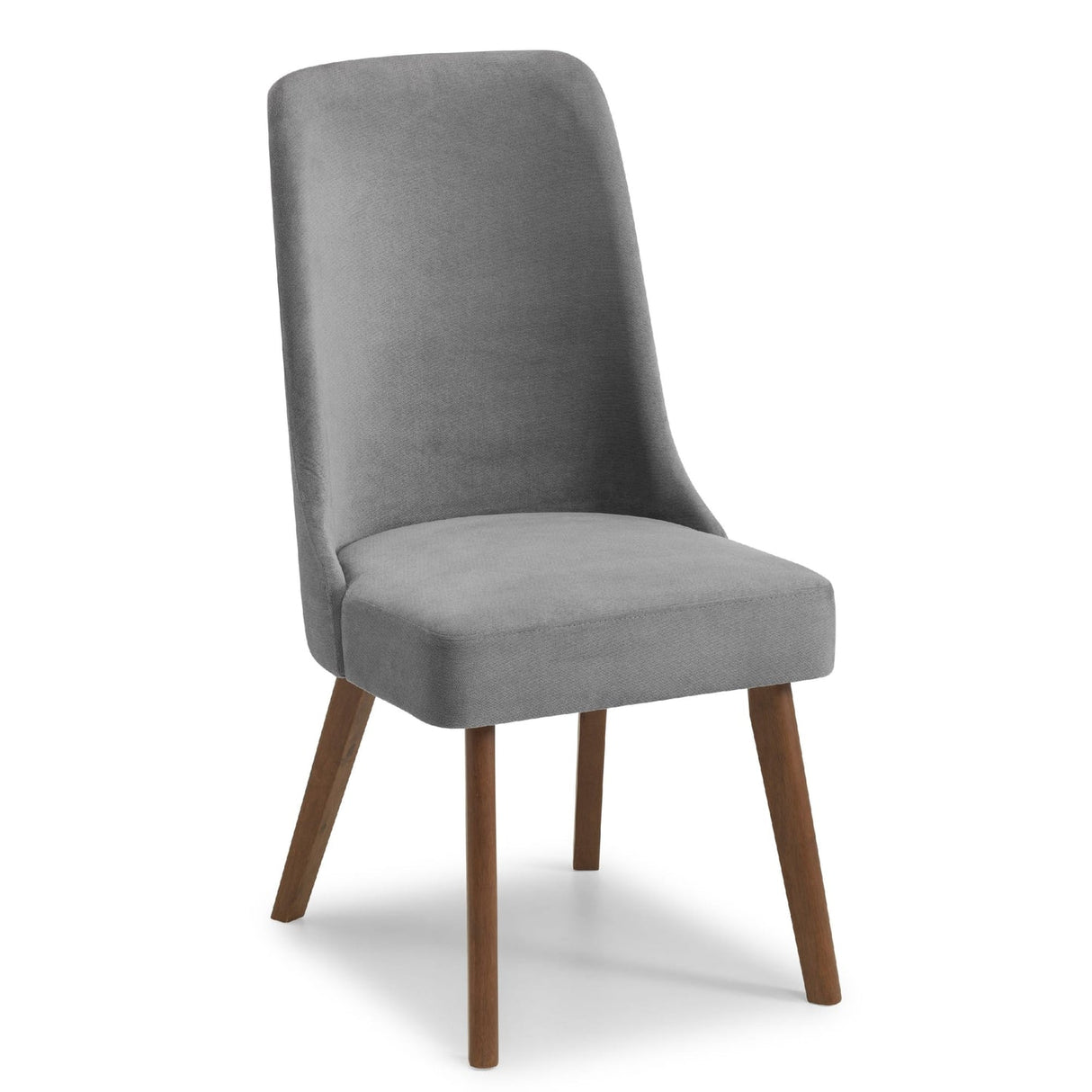 Chenille Fabric Dining Chairs in Set Of 2 - Huxley