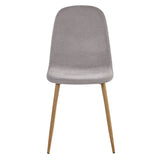Chenille Fabric Dining Chairs in Set Of 4 - Lottie