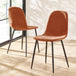 Chenille Fabric Dining Chairs in Set Of 4 - Lottie