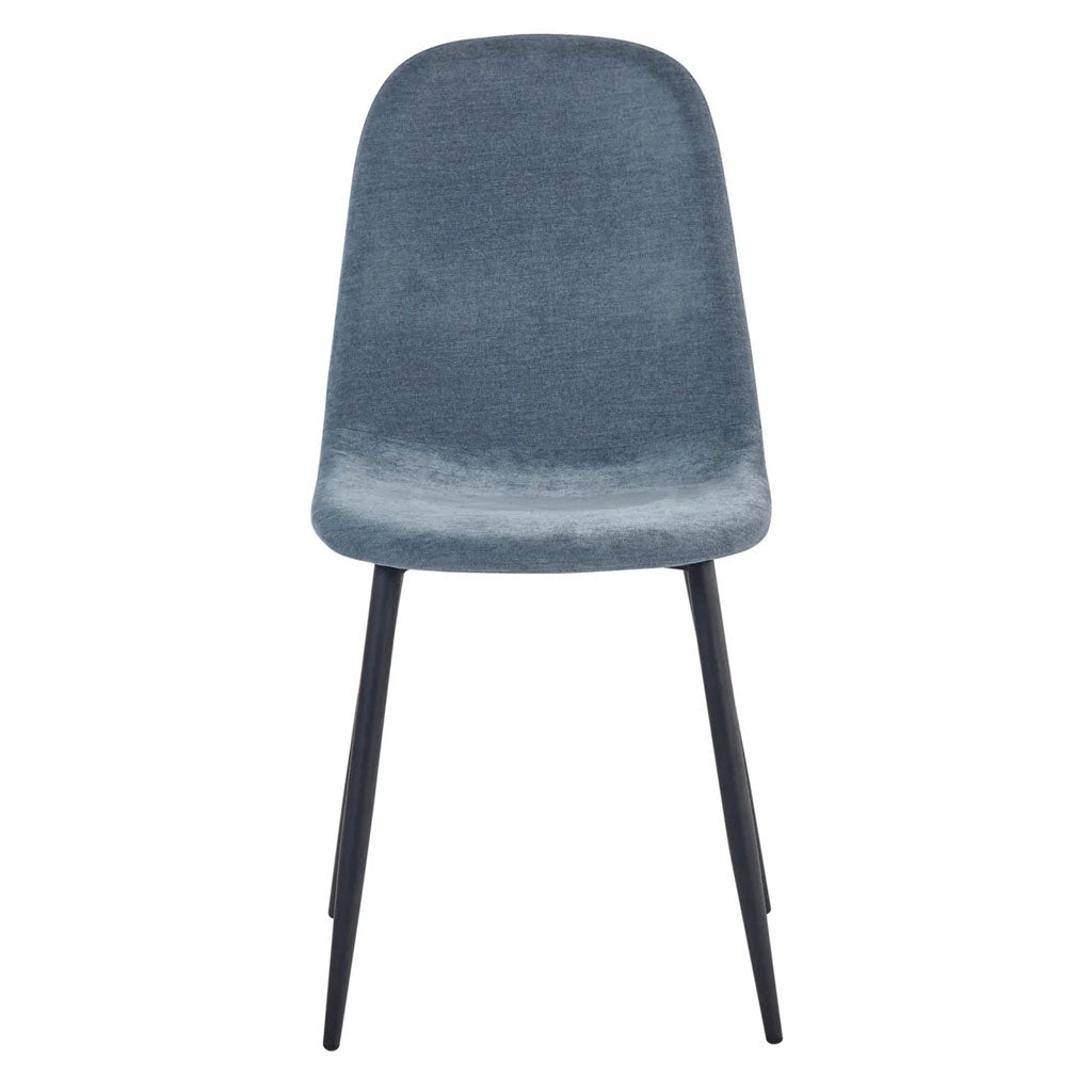 Chenille Fabric Dining Chairs in Set Of 4 - Lottie