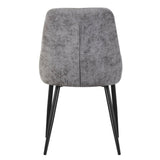 Chenille Fabric Dining Chairs in Set Of 2 - Rhodes