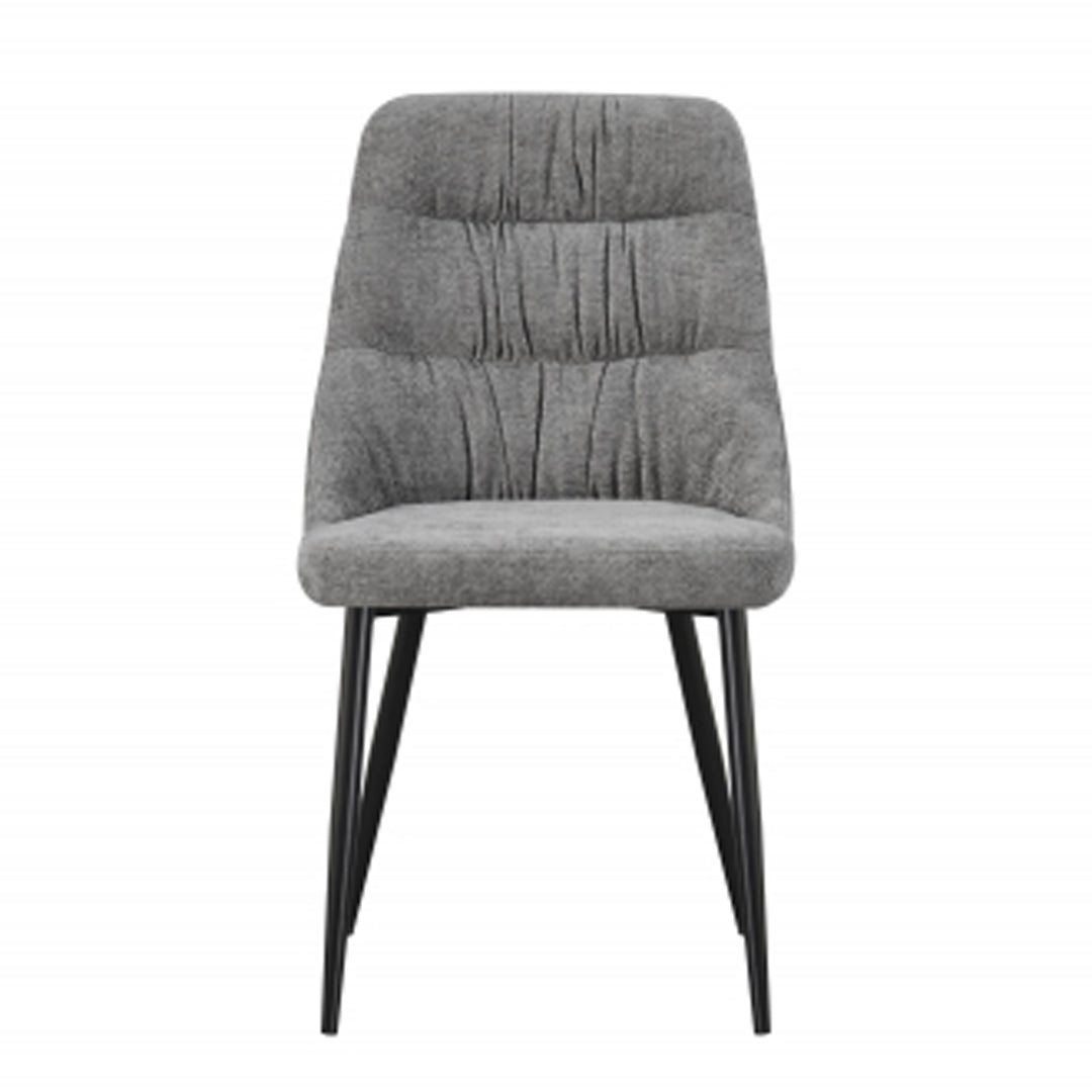 Chenille Fabric Dining Chairs in Set Of 2 - Rhodes