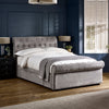 Chenille Fabric Double Bed With 2 Drawers - Ravello