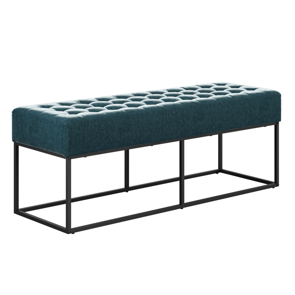 Chenille Fabric Hallway Seating Bench - Boden