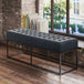 Chenille Fabric Hallway Seating Bench - Boden