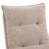 Chenille Fabric Recliner Chair 71cm Wide With Footrest - Velmora
