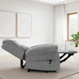 Chenille Fabric Rise and Recliner Armchair - Sienna