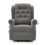 Chenille Fabric Rise and Recliner Armchair - Sienna