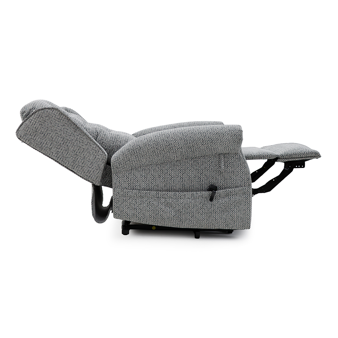 Chenille Fabric Rise and Recliner Armchair - Sienna