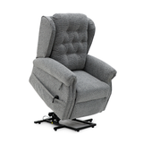 Chenille Fabric Rise and Recliner Armchair - Sienna