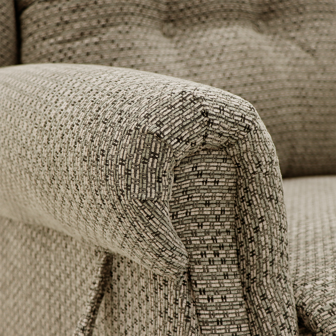 Chenille Fabric Rise and Recliner Armchair - Sienna