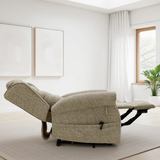 Chenille Fabric Rise and Recliner Armchair - Sienna