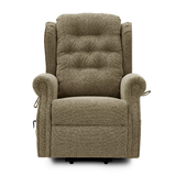 Chenille Fabric Rise and Recliner Armchair - Sienna