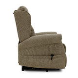 Chenille Fabric Rise and Recliner Armchair - Sienna