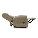 Chenille Fabric Rise and Recliner Armchair - Sienna