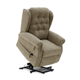 Chenille Fabric Rise and Recliner Armchair - Sienna