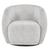 Chenille Fabric Swivel Accent Chair - Bowline
