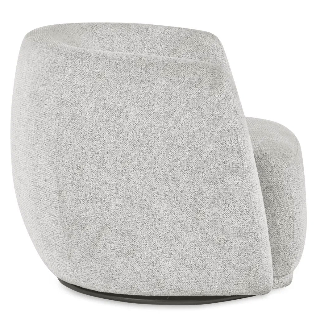 Chenille Fabric Swivel Accent Chair - Bowline