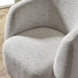 Chenille Fabric Swivel Accent Chair - Bowline