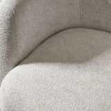 Chenille Fabric Swivel Accent Chair - Bowline