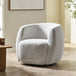 Chenille Fabric Swivel Accent Chair - Bowline