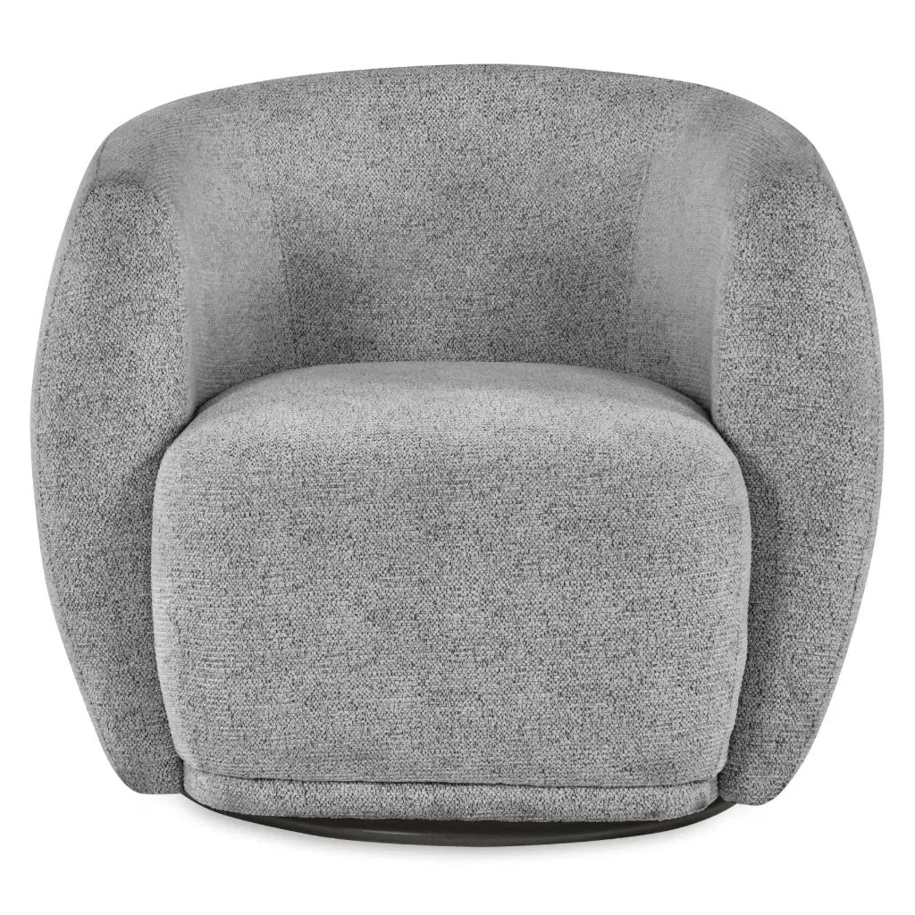 Chenille Fabric Swivel Accent Chair - Bowline