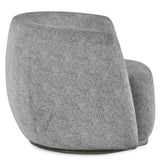 Chenille Fabric Swivel Accent Chair - Bowline