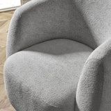Chenille Fabric Swivel Accent Chair - Bowline