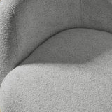 Chenille Fabric Swivel Accent Chair - Bowline