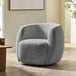 Chenille Fabric Swivel Accent Chair - Bowline