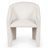 Chenille Fabric Tub Chair - Anthea