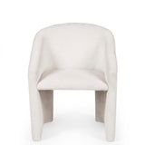 Chenille Fabric Tub Chair - Anthea