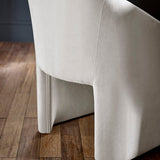 Chenille Fabric Tub Chair - Anthea