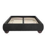 Chenille Tweed Fabric Double Bed - Soller