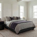 Chenille Tweed Fabric Double Bed - Soller