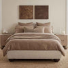 Chenille Tweed Fabric Double Bed - Soller