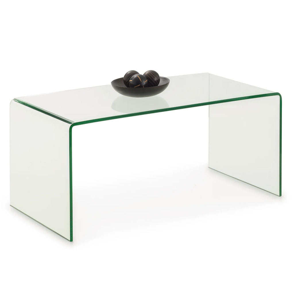 Clear Glass Coffee Table - Amalfi