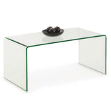 Clear Glass Coffee Table - Amalfi