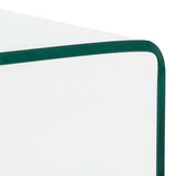 Clear Glass Coffee Table - Amalfi