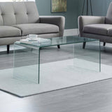 Clear Glass Coffee Table - Amalfi