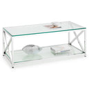 Clear Glass Coffee Table Rectangular - Miami