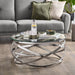 Clear Glass Coffee Table Round - Vienna
