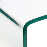 Clear Glass Console Table - Amalfi