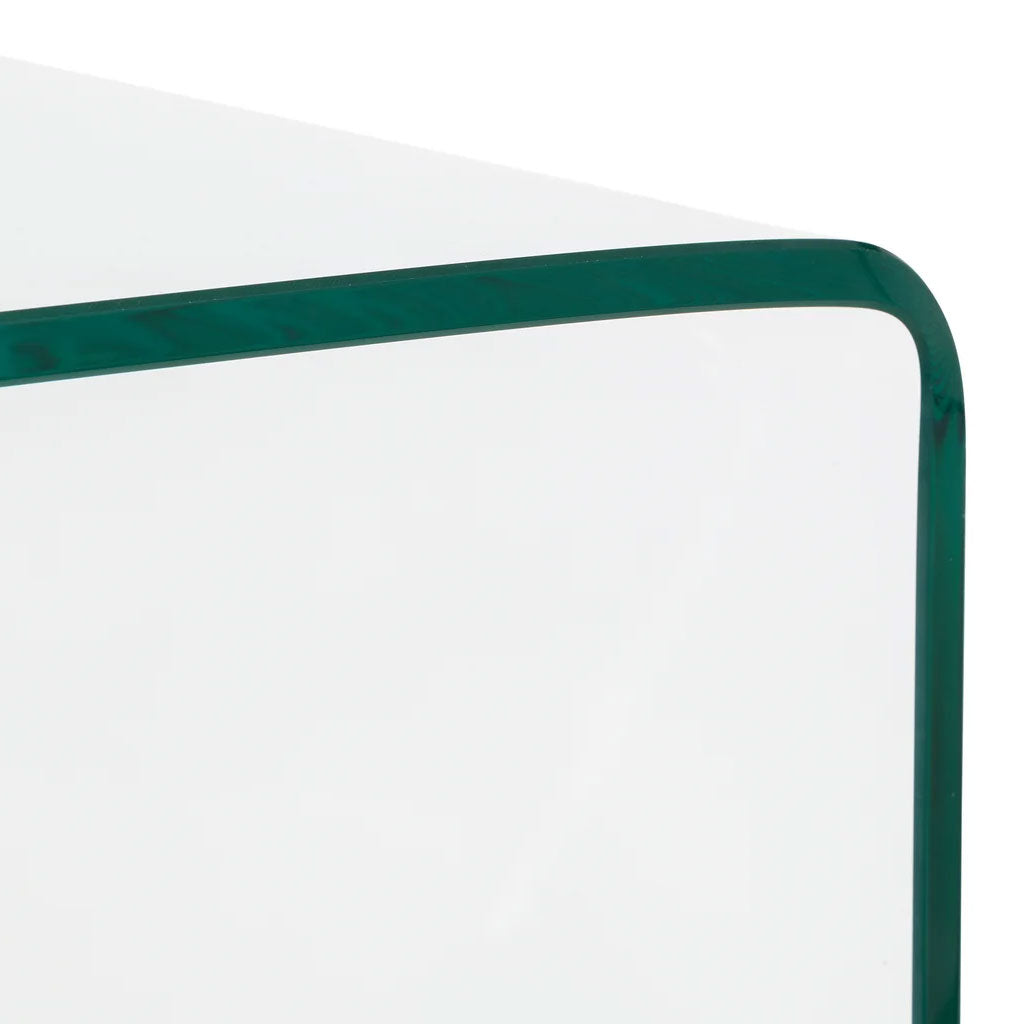 Clear Glass Console Table - Amalfi